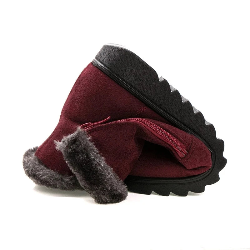 CLASSYSOUL™ Fur Plush Winter Ankle Boot