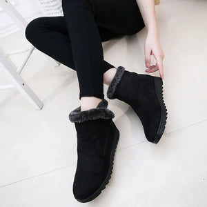 CLASSYSOUL™ Fur Plush Winter Ankle Boot