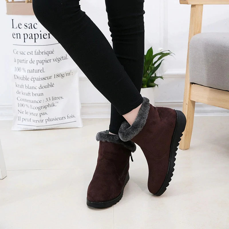 CLASSYSOUL™ Fur Plush Winter Ankle Boot