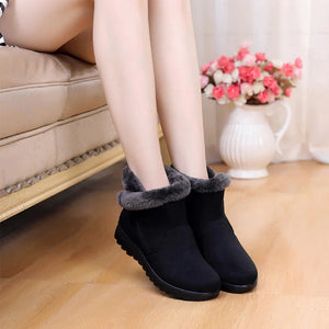 CLASSYSOUL™ Fur Plush Winter Ankle Boot