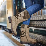 CLASSYSOUL™️ Women's Winter Warm Back Lace Up Snow Boots