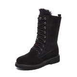 CLASSYSOUL™ Leather Snow Boots