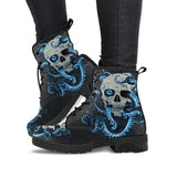 CLASSYSOUL™ Lady High Top Skull Pattern Martin Boot