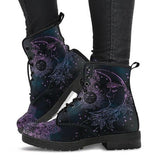 CLASSYSOUL™ Lady High Top Skull Pattern Martin Boot