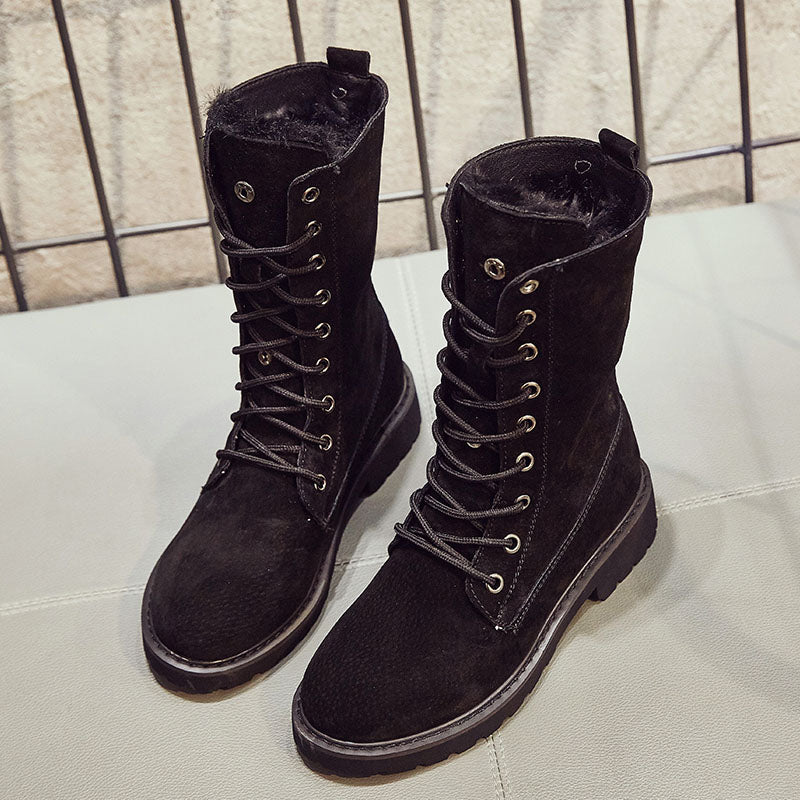 CLASSYSOUL™ Leather Snow Boots