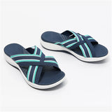 CLASSYSOUL™ Stretch Cross Orthotic Slide Sandals